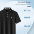 Pierre Cardin Men's Black Cotton-Blend Classic Polo P73113026A99
